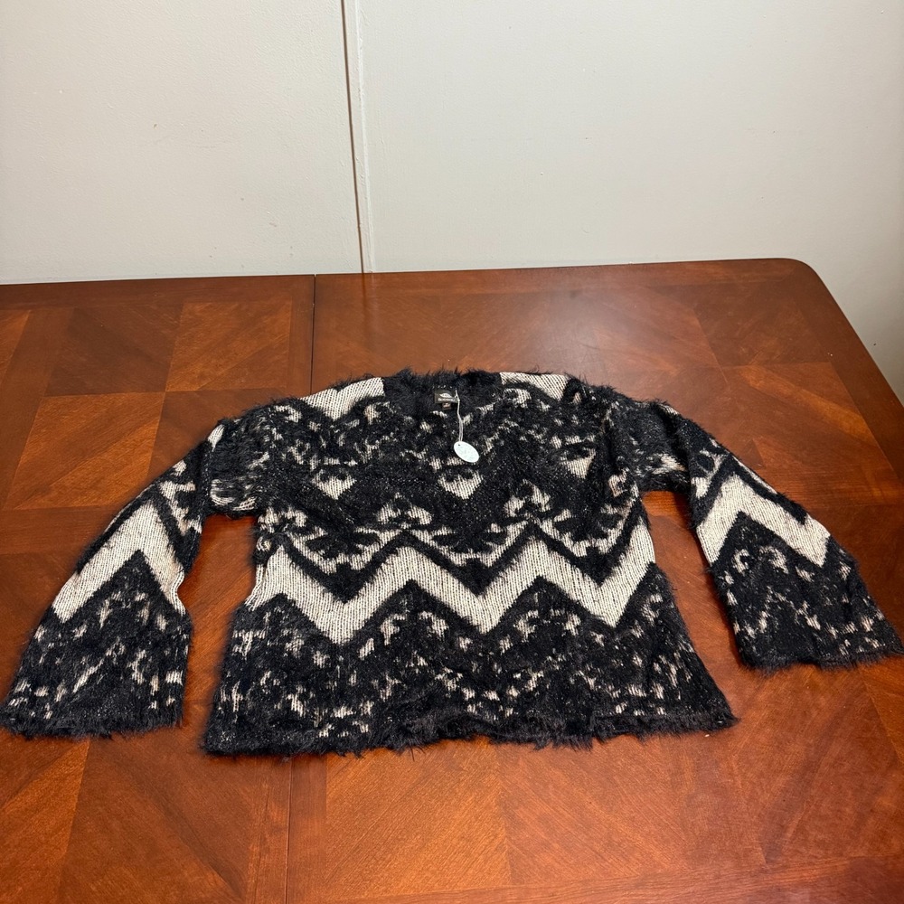 Bobeau ‎ Women's L Pullover Sweater Black
